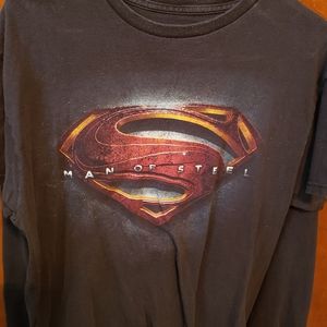 Superman "Man of Steel" Shirt.